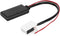 Acouto Car Radio Adapter Cable, Black Plastic 12Pin Bluetooth Module Wireless Radio Stereo Aux Cable Adapter