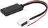 Acouto Car Radio Adapter Cable, Black Plastic 12Pin Bluetooth Module Wireless Radio Stereo Aux Cable Adapter