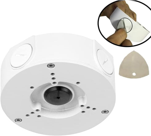 PFA130-E Water-Proof Junction Box for Dahua Bullet and Eyeball Cameras, White, Pack of 1