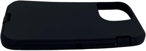 SAMKEE 12 12 Replacement Rubber Outer Skin Compatible with iPhone and iPhone Pro Otterbox Defender Series Case (Black)