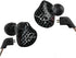 Dilvpoetry KZ ZST Dynamic Hybrid Dual Driver In-Ear Earphones, Black Without Mic