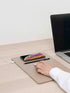 POUT H3 PRO Qi Wireless Charging Mouse Pad Mat - Charges MacBook, iPhone, Airpods, Samsung Galaxy, Dust Gray