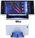 Smart Phone and Tablet Stand - Foldable Vertical and Horizontal Mount for iPhone, iPad, Samsung Galaxy, Blue