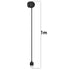Charging Cable Compatible for Amazfit Balance Smartwatch Charger, 3.3ft Replacement USB Magnetic Fast Charging Dock for Amazfit Balance A2286 Accessories (Black&Black)