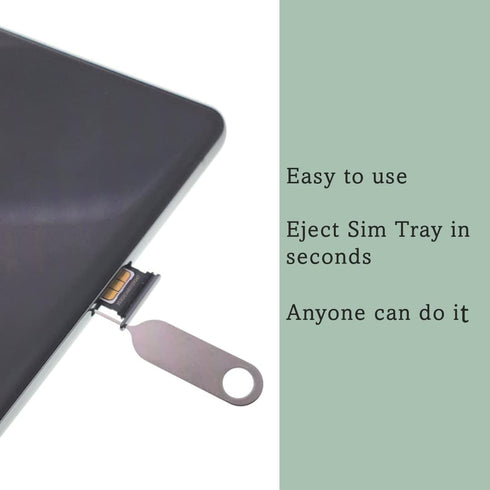 PHONSUN 2 Pack Universal Sim Card Tray Removal Tool SD Opening Eject Pin fits Keyring for iPhone iPad Samsung Galaxy