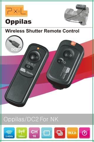 Pixel 2.4G Wireless Remote Control DC2 Shutter Release for Nikon MC-DC2 Z7 Z6 D5600 D3300 D5000 Cameras