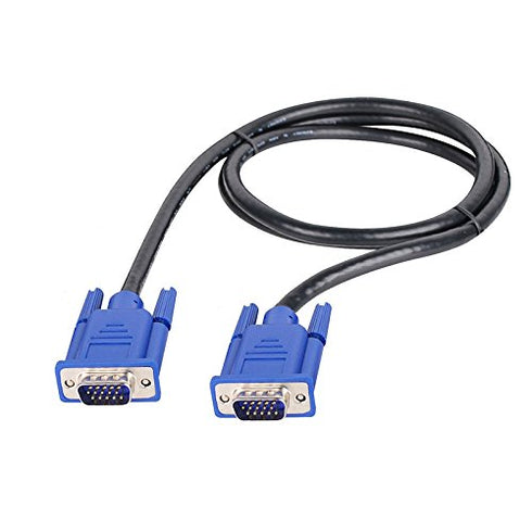 axGear VGA Cable Monitor Wire Male to Male M/M for PC, TV, LCD, LED Video Projector - 3Ft