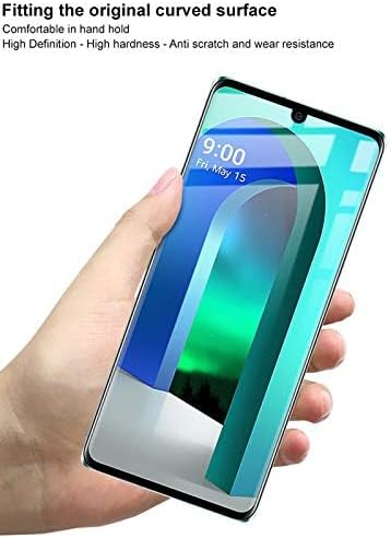 3D Curved Screen Tempered Glass for LG Velvet - (2PACK) High Clear Full Coverage Screen Protector