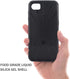 ELISORLI BlackBerry KEYone Case - Rugged Slim Anti-Slip Rubber TPU Cover for KEY1, Full Body Silicone, Black.