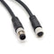 M8 8Pins Male to Female Connector Cable, A Code Straight Molding Aviation Sensor Electrical PVC Cable 1M