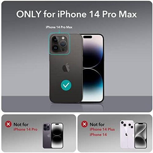ESR 14 9H+ for iPhone Pro Max Case with Stand, Compatible with MagSafe, Full-Body Military-Grade Drop Proof Case