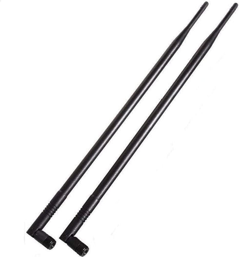 1.3ft 2X 10dBi WiFi Bluetooth Antenna, Dual Band Omni Directional Antenna 2.4Ghz/5Ghz RP-SMA Male for Wireless Wi-Fi