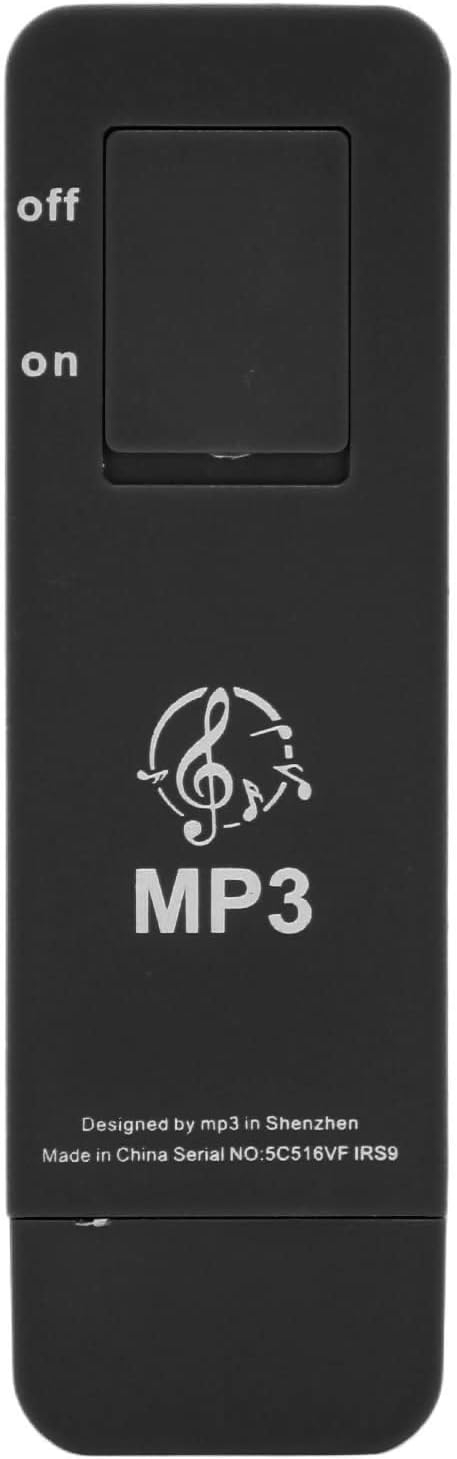 Big Button mp3 Player,mp3 Player 64gb,mp3 Players,mp3 Players USB Stick,mp3 Players with Bluetooth,mp3 Players with spotify, Non Digital Basic mp3 Player,Portable Audio and (Black)