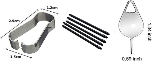 2Pcs Galaxy Note 8 S Pen Replacement for Samsung Galaxy Note 8 N950U N950W N950FD N950F with Tips/Nibs + Eject Pin