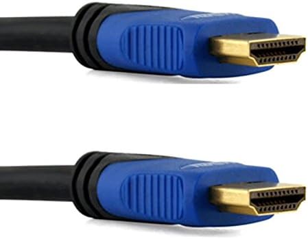 CableVantage HDMI Cable 30 FEET - V1.4 Ultra-High Speed with Ethernet, 18Gbps, 3D HD 1080p Ready, Blue
