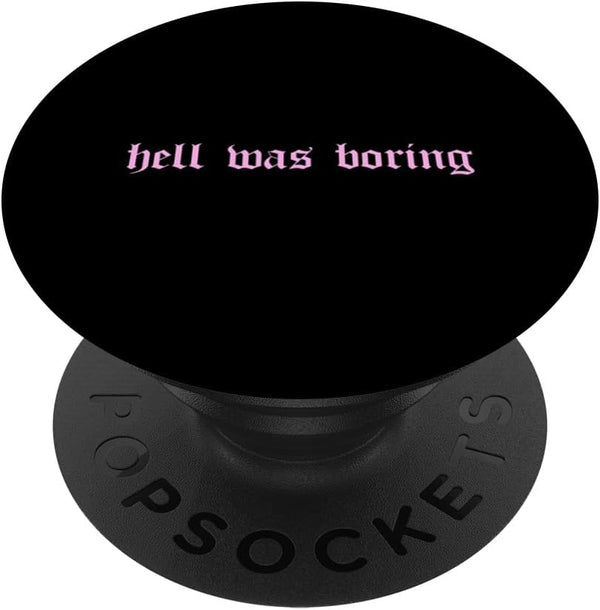 PopSockets Standard PopGrip - Hell Was Boring Devil Soft Grunge Eboy Egirl Aesthetic