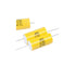 2pcs 2.2uF 250V Axial Audio Speaker Crossover Film Capacitor, 5% Precise Pairing
