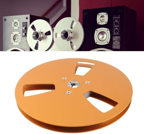 1/4 7 Inch 3 Empty Tape Reel, Aluminum Alloy Sound Recorder, Compatible Reel to Reel Tape Deck, Repair Replacement