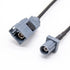 RG174 6m Fakra G Code Brown Pigtail Male to Female Coaxial Cable Car Telematics Antenna Extension Cable