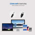 Mini USB Speaker, Lightweight Wired LED Soundbar for PC, Stereo Soundbox, 3.5mm Audio Jack for Home Theater