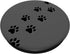 Dog paw trail, puppy paws print dog lover gift on Gray PopSockets Standard PopGrip