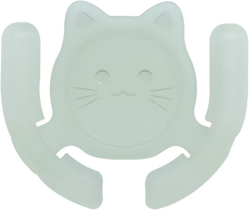 Multi-Surface Holder Car Mount GLOW in The DARK 3 Pack, Compatible for Popsocket Holder Grips, Cute Cat with Adhesive