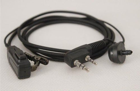 NSKI 2Pcs Air Acoustic Earpiece Headset for Two Way Radios - UV-5R UV-B6 BF-888S 2-Pin Jack