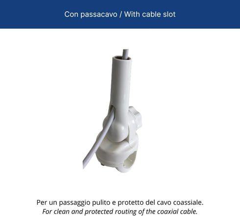 Glomex 1" x14 RNYL Swivel VERT/HORIZ MOUNTING
