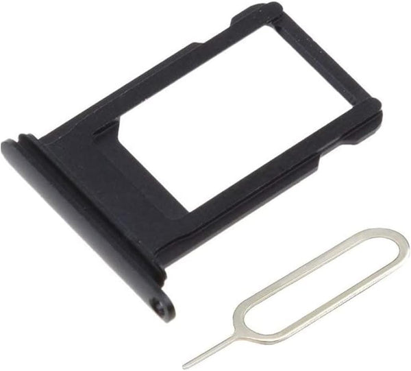 SIM Card Tray Holder Slot Replacement for iPhone Xs MAX (Space Gray/Black) with Waterproof Rubber Ring and Eject Pin