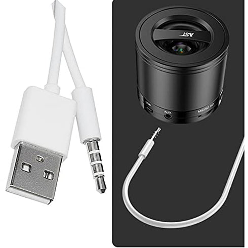3.5mm Jack to USB Auxiliary Charger Sync Data Transfer Cable Compatible with Beats by Dre Studio Wireless Headphones
