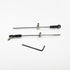 Gracilaria 2PCS (M3 End,M3x100mm RC Boat Push Rod Kit Plastic Tie Rod Ends Ball Joint with Pushrod and Pushrod