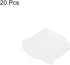 uxcell 20pcs Micro Silicone Protectors Male Port Anti Dust Cap Cover Clear