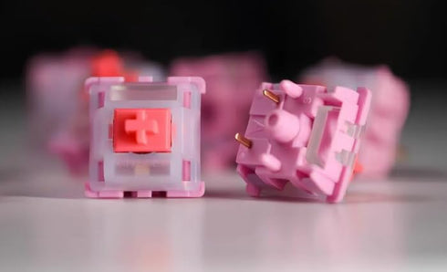 GATERON Weightlessness Keyboard Switches, Tactile RGB LED 5 pin Factory Pre-lubed 50gf Key Switches for MX Mechanical