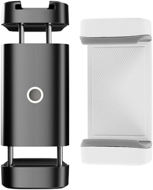 Uonlytech 2Pcs Tripod Phone Clip Holder Smartphone Mount for Live Streaming Photography Supports Landscape Portrait