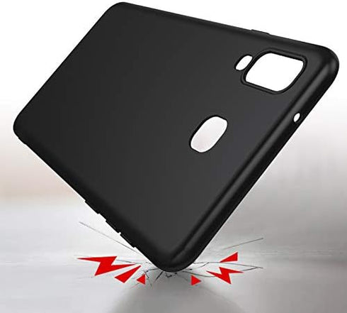 Tempered Glass Film 2 Pack + 2 Pack Cover for Cubot Kingkong 9 (6.58"), 9H Hardness Screen Protector and Soft TPU Case