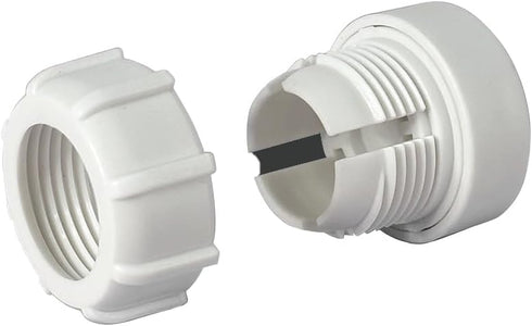 Kado 1/4" Screw Thread to 17mm Ball Head Bracket Connector White, Adapter Universal