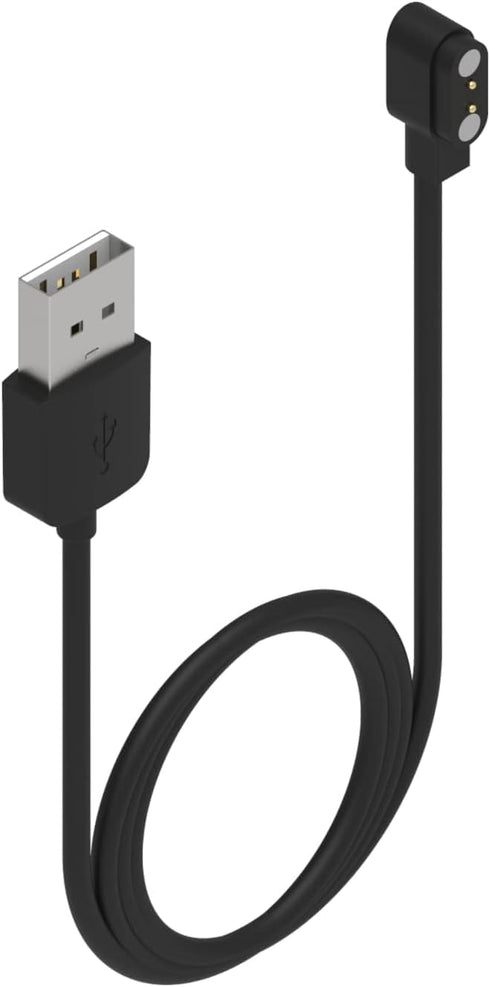 Black Compatible Da Fit Smart Watch Charger, Replacement USB Charging Cable 3.3 Ft for Smart Watch with Da Fit App
