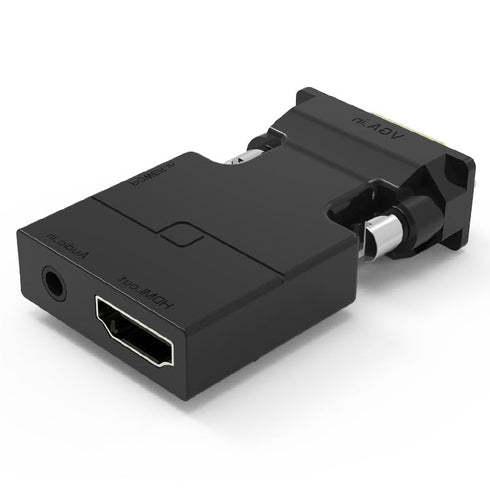 UIGOCLE HDMI to VGA Adapter Converter with Audio, Video Dongle adaptador Compatible with Computer,Laptop,Projector