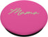 Beige Pink Heart Mama PopSockets Standard PopGrip