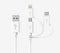 Apple MFI Certified 3-in-1 Cable, Lightning/Type C/Micro USB for iPhone, iPad, Huawei, HTC, LG, Samsung Galaxy, Sony