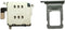 YESUN Dual SIM Card Reader Flex Cable with SIM Card Tray Holder Slot