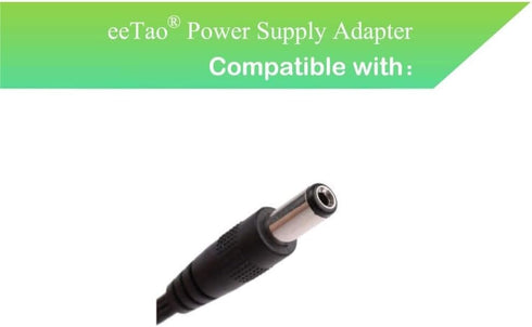 eeTao 12V KN68 DC12V Car Adapter for KNQZE Shiatsu Neck and Shoulder Massager Replacement Charger Power Supply Cord