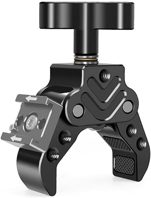 Super Clamp Camera Clamp Mount with 1/4" Thread Bottom Clamp for Gopro Camera ,Ronin,LCD Field Monitor, LED Lights, Flash, Mic, Action Cam