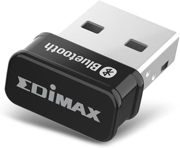 Edimax Bluetooth Adapter for PC, BT 5.0 EDR Nano USB Dongle, Fast Transfer for Windows 10/11, Linux/Mint 21