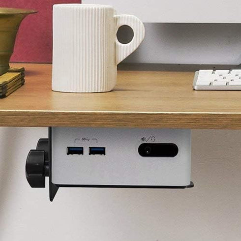 Mount Plus MP-CPB-1 Thin Client Mount - VESA Mount for Mac Mini, Intel NUC, Game Console to Save Space by Mounting to