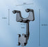 360° Rotatable Smart Phone Holder, Adjustable Telescopic Mount Bracket for Car Rearview Mirror