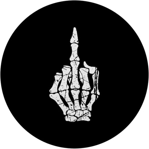 Skeleton Middle Finger PopSockets Standard PopGrip