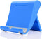 Adjustable Foldable Cell Phone Stand for Desk, Compatible with Most Devices, Lightweight (Blue)