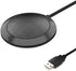 Conference USB Microphone, Omnidirectional Condenser Desktop Mic with LED Indicator for Online Meeting, Class, Skype,