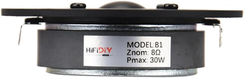 HIFIDIY LIVE 2PCS 4 inch 25-core 8OHM 30W B1-100 HiFi Tweeter Speaker Unit Black Silk Membrane Home Film Treble